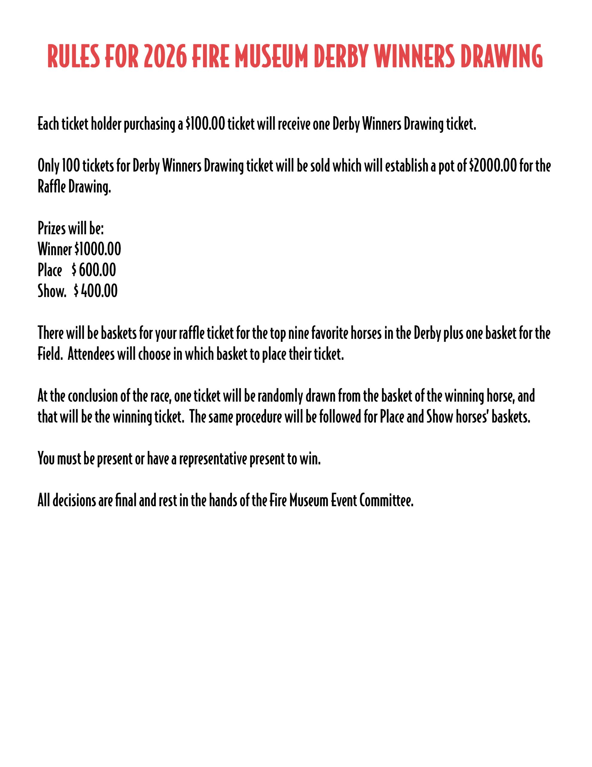 Flyer back rules